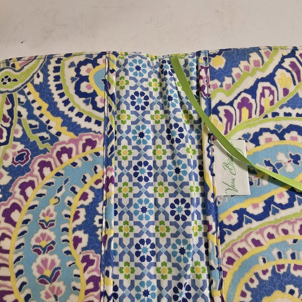 Vera Bradley Blue and Green Patterned Fabric - Picture 2 of 6